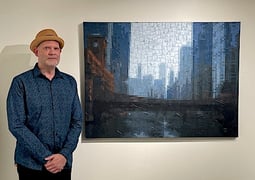 Cacek and painting Gotham